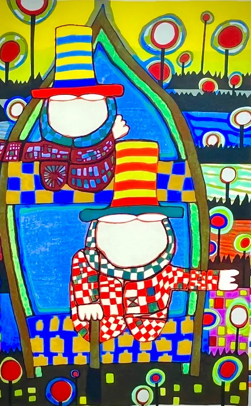 Hundertwasser Plakat